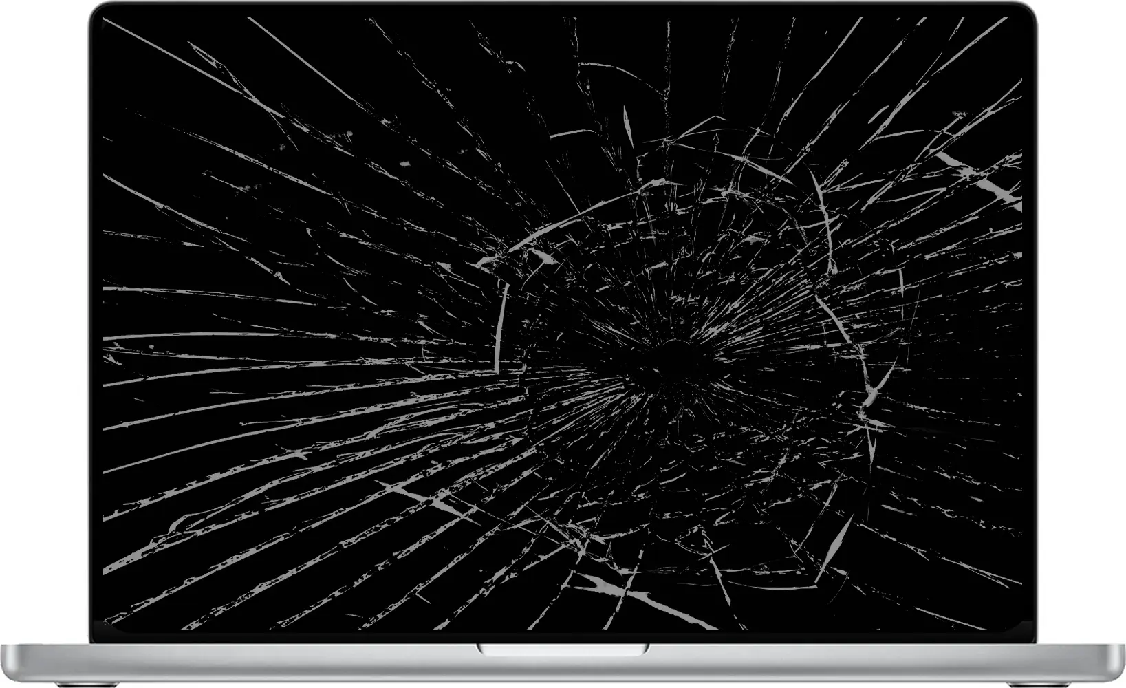 Разбитый MacBook